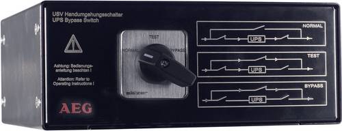 AEG Power Solutions MBS10 Service Handumgehung USV Handumgehung Passend für Modell (USV): AEG Prote