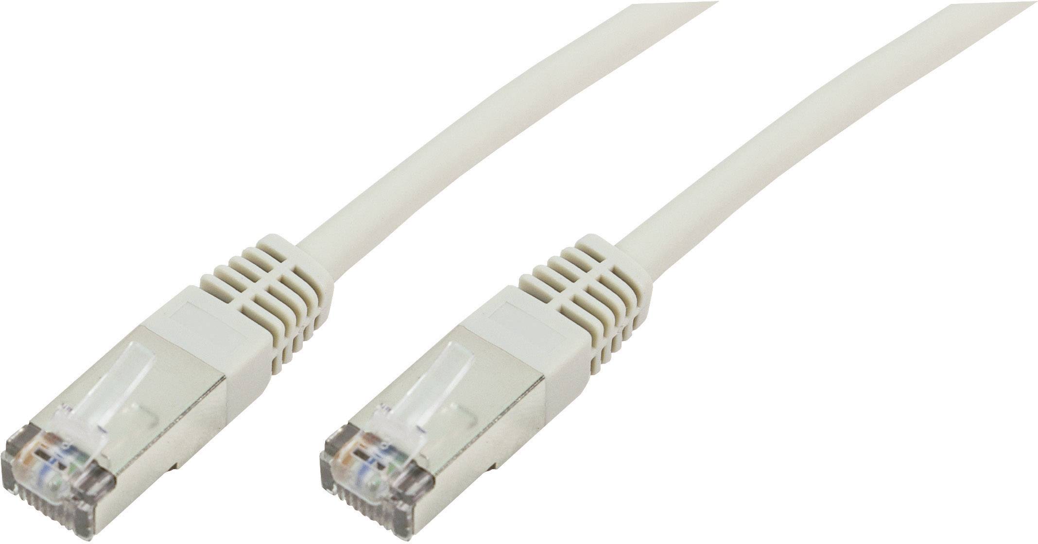 Zwei weiße Ethernet-Kabel mit RJ45-Steckern an beiden Enden, die zur Netzwerkanbindung verwendet werden.
