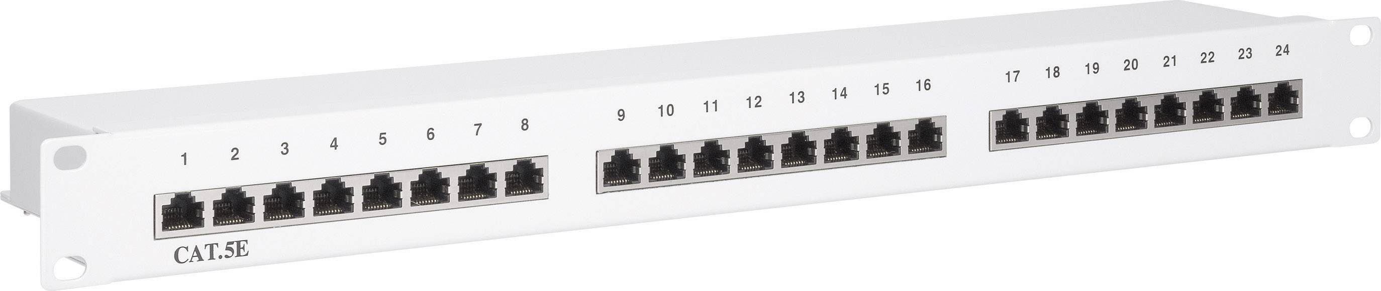 LogiLink NP0036 24 Port Netzwerk-Patchpanel CAT 5e 1 HE