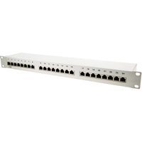 LogiLink NP0040 24 Port Netzwerk-Patchpanel 483mm (19") CAT 6 1 HE Bestückt LogiLink NP0040 24 Port Netzwerk-Patchpanel 483mm (19") CAT 6 1 HE Bestückt
