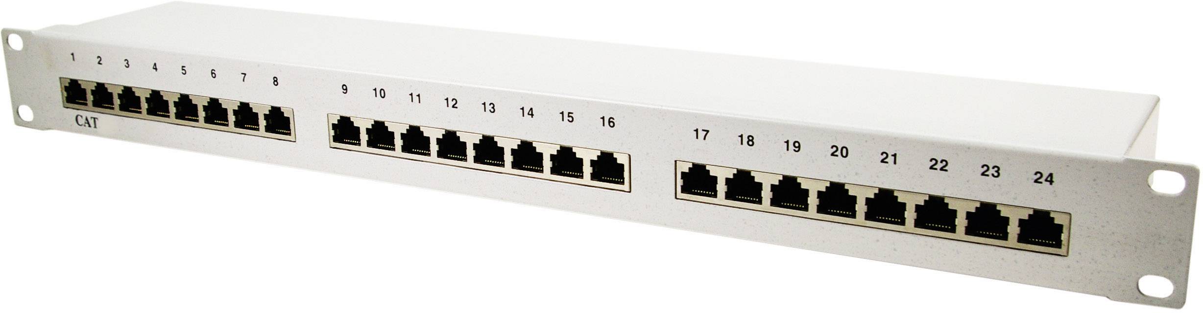 LogiLink NP0041 12 Port 254mm (10") CAT 6 1 HE Bestückt