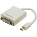 LogiLink CV0037 DisplayPort / DVI Adapter [1x Mini-DisplayPort Stecker - 1x DVI-Buchse 24+5pol.] Weiß 0.09m