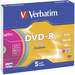 DVD-R vierge Verbatim 43557 5 pc(s) 4.7 GB 120 min couleur