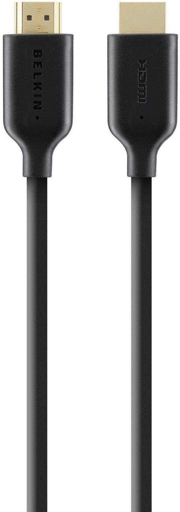 Belkin HDMI Anschlusskabel HDMI-A Stecker, HDMI-A Stecker 5.00 m Schwarz F3Y021bt5M 4K UHD, Audio Return Channel, vergoldete Steckkontakte