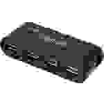 LogiLink UA0085 4 Port USB 2.0-Hub Schwarz