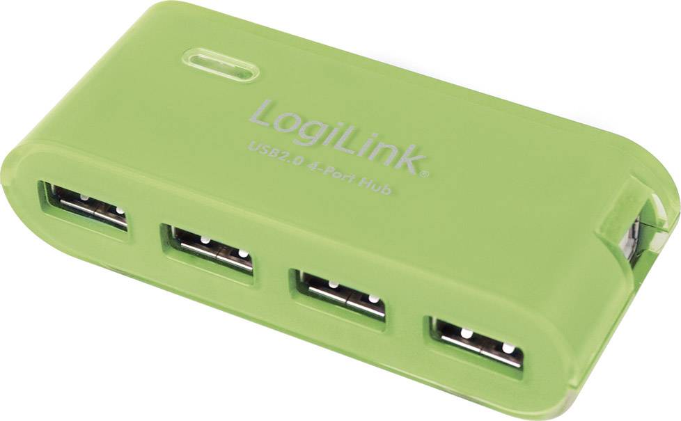 LogiLink UA0089 4 Port USB 2.0-Hub  Grün