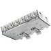 Telegärtner 100006992 6 Port Netzwerk-Patchpanel CAT 6a 3 HE Bestückt Telegärtner 100006992 6 Port Netzwerk-Patchpanel CAT 6a 3 HE Bestückt