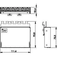 Telegärtner 100006992 6 Port Netzwerk-Patchpanel CAT 6a 3 HE Bestückt Telegärtner 100006992 6 Port Netzwerk-Patchpanel CAT 6a 3 HE Bestückt