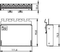 Telegärtner 100006992 6 Port Netzwerk-Patchpanel CAT 6a 3 HE Bestückt