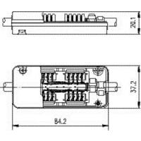 Telegärtner 100023273 Connection Box Passend für (Netzwerk-Spezifikationen (CAT)): CAT 7a Telegärtner 100023273 Connection Box Passend für (Netzwerk-Spezifikationen (CAT)): CAT 7a