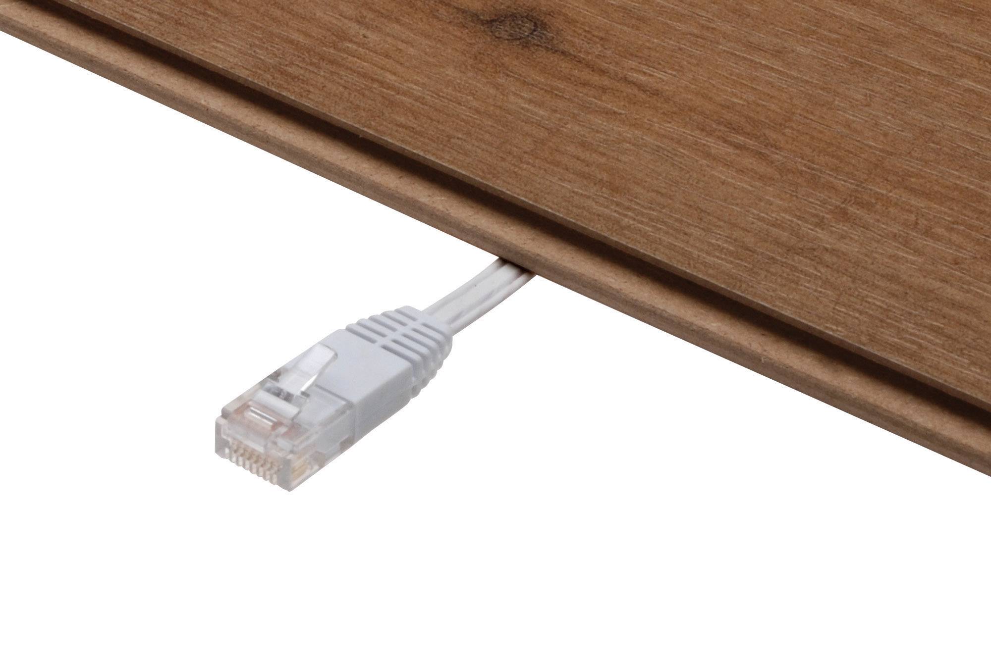 Digitus DK-1511-010F/BL RJ45 Netzwerkkabel, Patchkabel CAT 5e U/UTP 1.00 m Schwarz UL-zertifiziert 1 St.