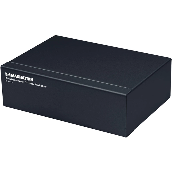 Manhattan 2 Port SVGA-Splitter 1920 x 1080 Pixel Schwarz Manhattan 2 Port SVGA-Splitter 1920 x 1080 Pixel Schwarz