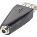 Goobay USB 2.0 Adapter [1x Klinkenbuchse 3.5 mm - 1x USB 2.0 Buchse A] 93982
