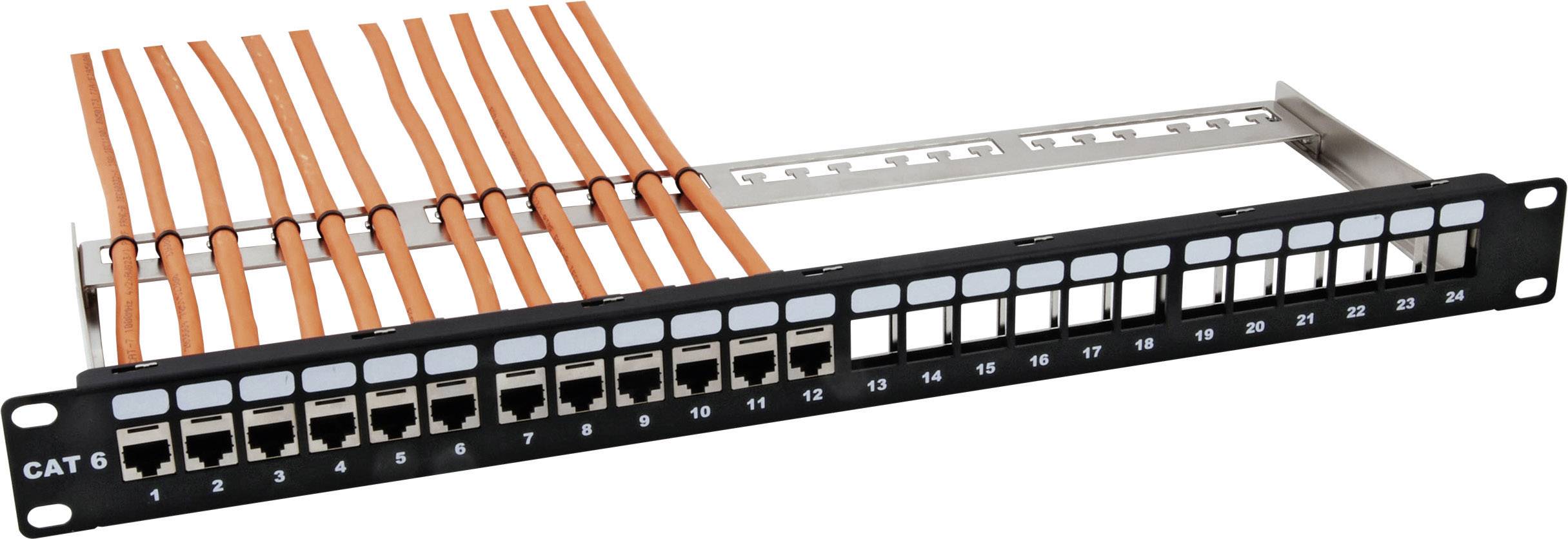 EFB Elektronik 37580.1 24 Port Netzwerk-Patchpanel Unbestückt 1 HE Unbestückt