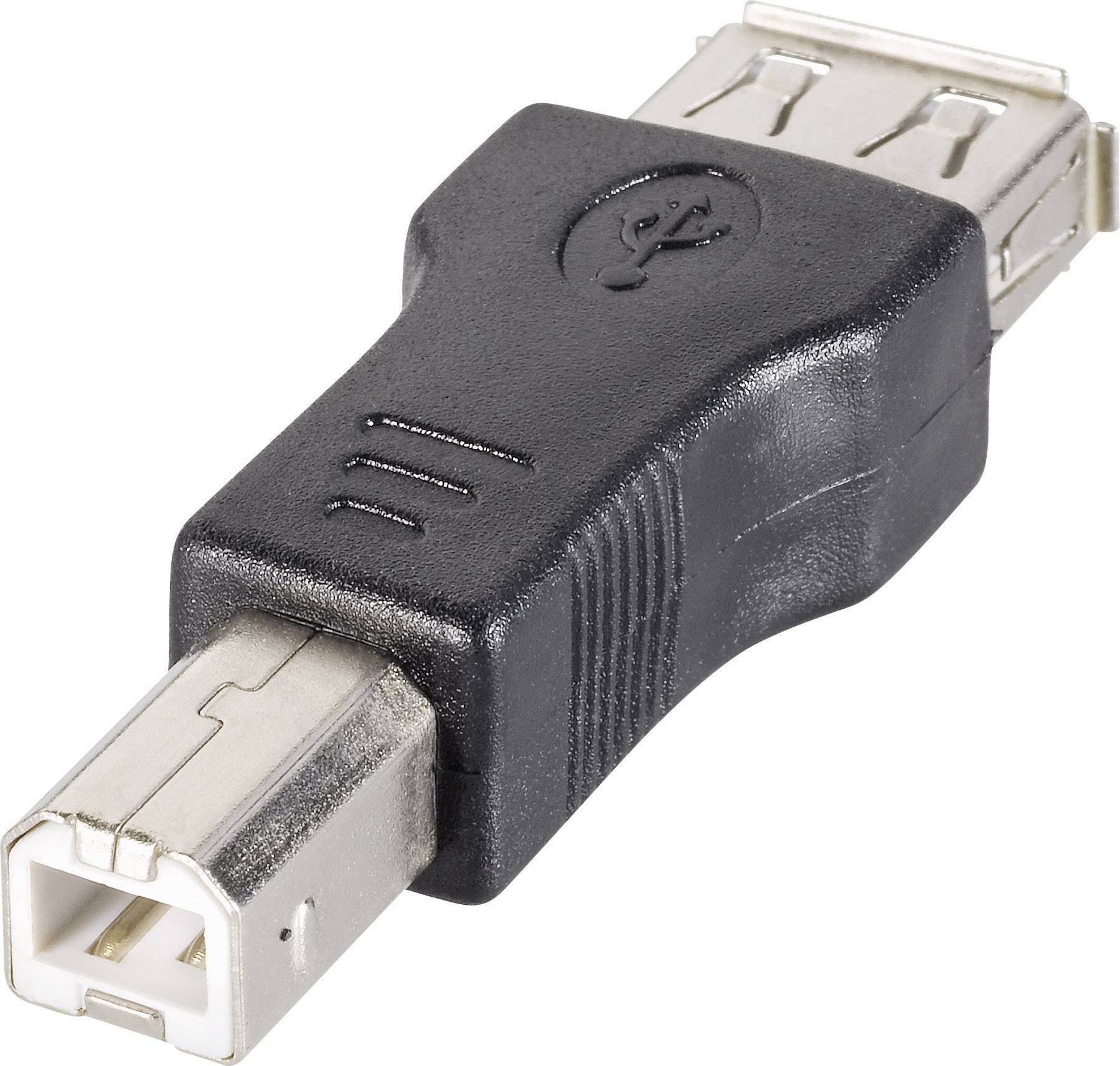 Goobay USB 2.0 Adapter [1x USB 2.0 Stecker B - 1x USB 2.0 Buchse A] 50291