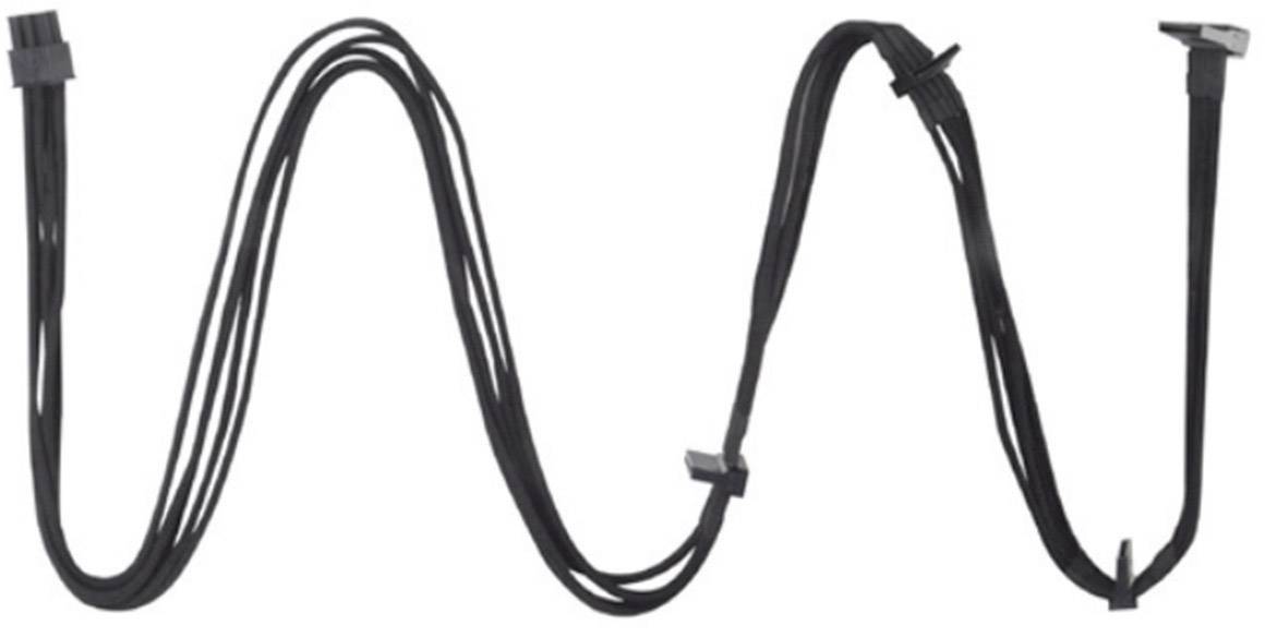 Silverstone Strom Anschlusskabel [1x ATX-Stecker 6pol. - 4x SATA-Strom-Stecker 15pol.] 1.00 m Schwarz