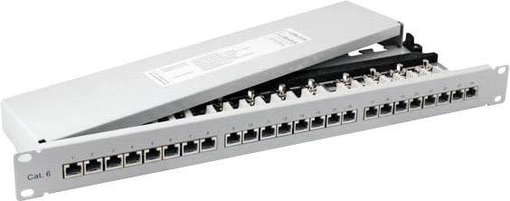 EFB Elektronik 37666.1 24 Port Netzwerk-Patchpanel CAT 6a 1 HE Bestückt