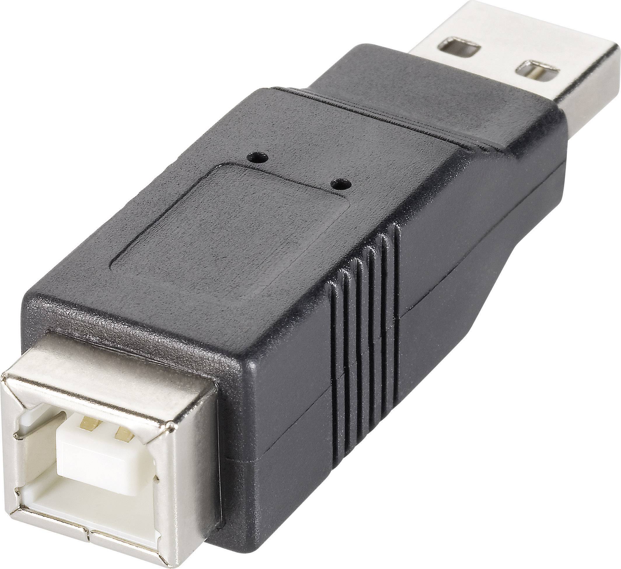 Goobay USB 2.0 Adapter [1x USB 2.0 Stecker A - 1x USB 2.0 Buchse B] 50292