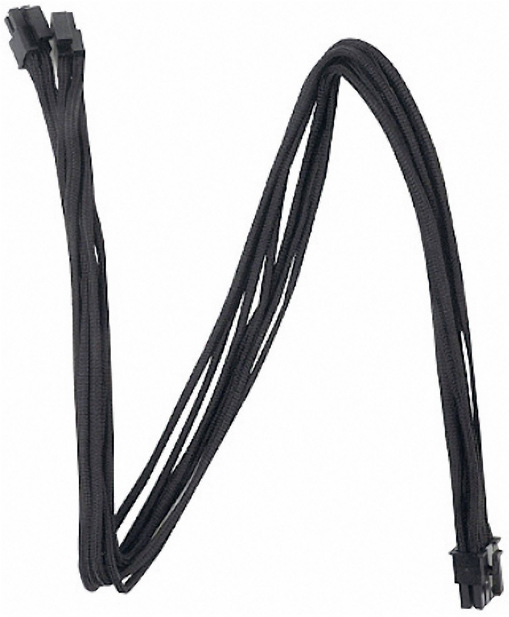 Silverstone Strom Anschlusskabel [1x ATX-Stecker 8pol. (4+4) - 1x ATX-Stecker 8pol. (6+2)] 0.75 m Schwarz