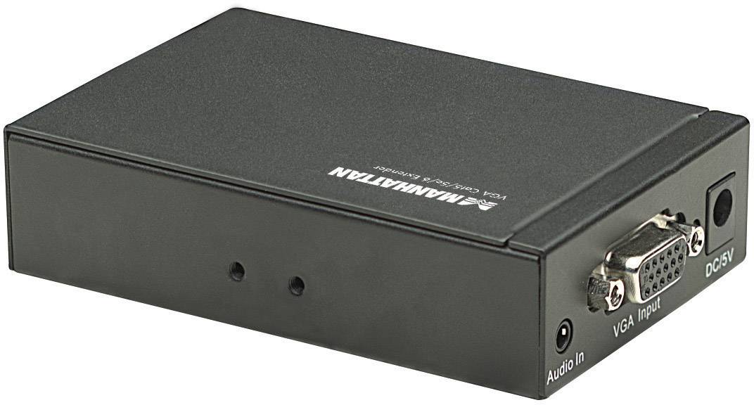 Manhattan 177344 VGA Extender (Verlängerung) über Netzwerkkabel RJ45 300 m