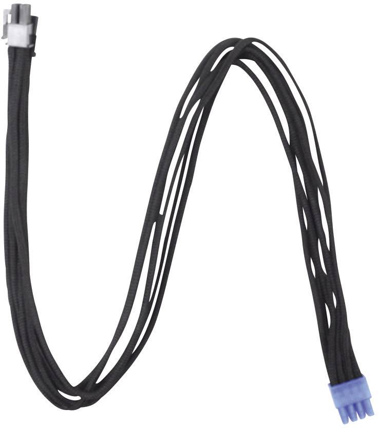 Silverstone Strom Anschlusskabel [1x ATX-Stecker 8pol. (4+4) - 1x ATX-Stecker 8pol. (6+2)] 0.75 m Schwarz