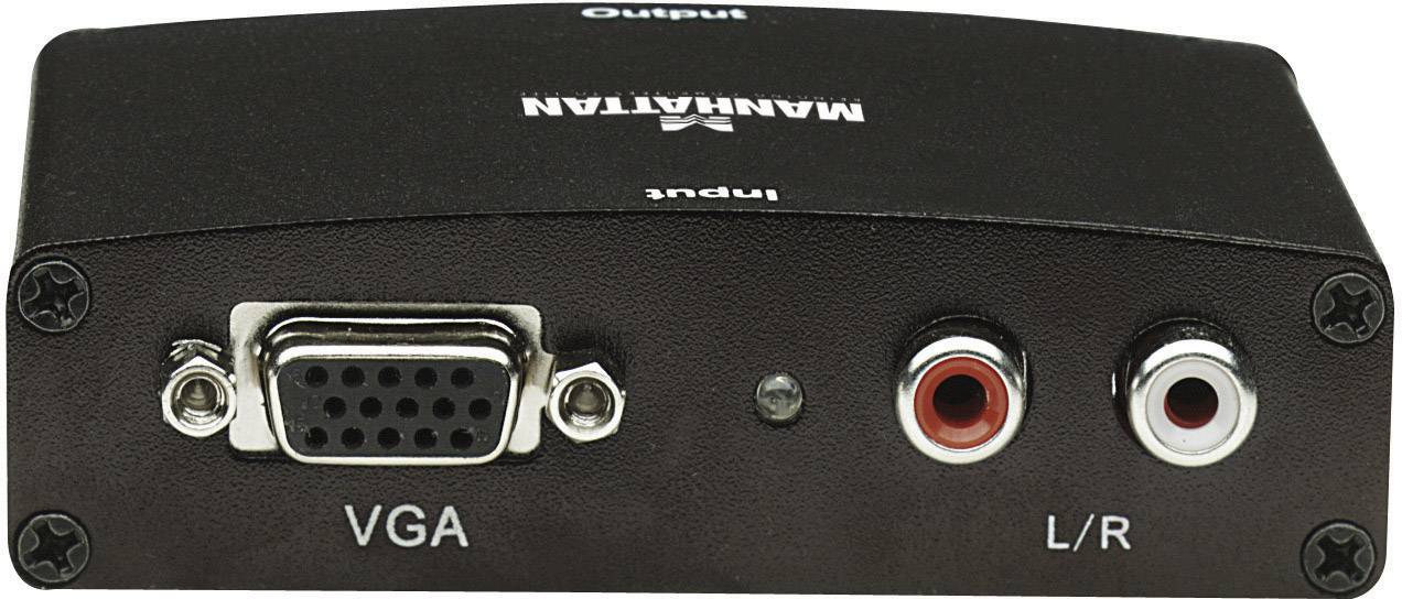 Manhattan AV Konverter [VGA, Cinch - HDMI]
