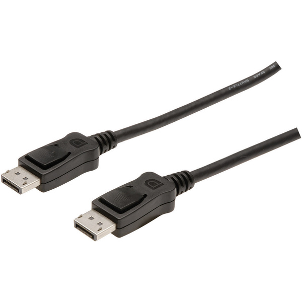 Digitus DisplayPort Anschlusskabel DisplayPort Stecker, DisplayPort Stecker 3.00m Schwarz AK-340100-030-S DisplayPort-Kabel