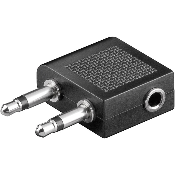 SpeaKa Professional Klinke Audio Y-Adapter [2x Klinkenstecker 3.5 mm - 1x Klinkenbuchse 3.5 mm] Sch