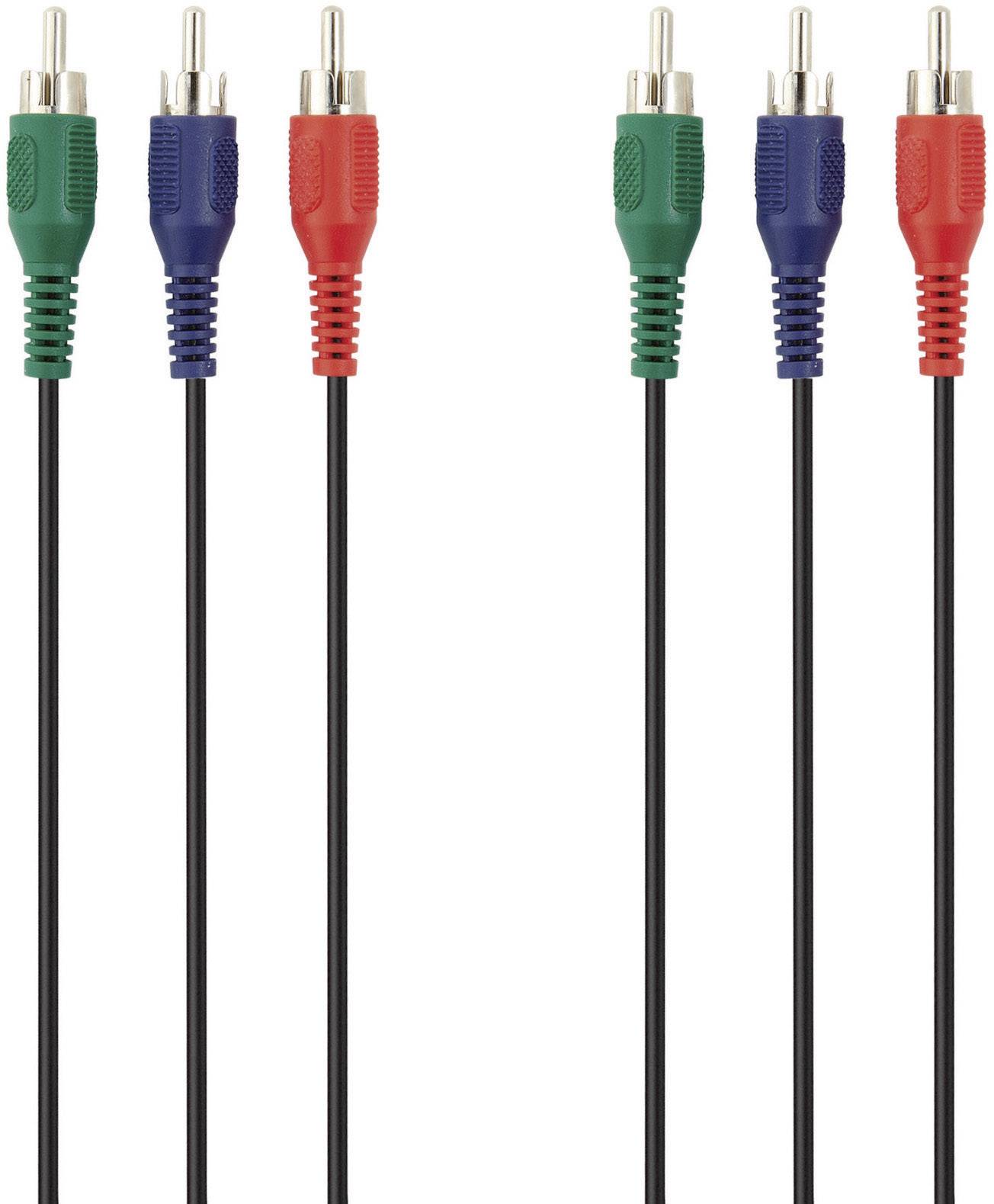 Belkin Cinch Video Anschlusskabel [3x Cinch-Stecker - 3x Cinch-Stecker] 5.00 m Schwarz