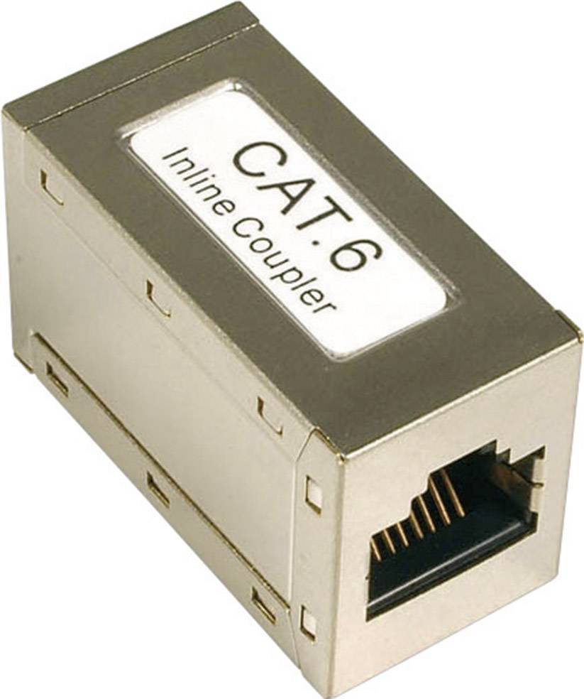 EFB Elektronik RJ45 Netzwerk Adapter CAT 6 [1x RJ45-Buchse - 1x RJ45-Buchse] Metall