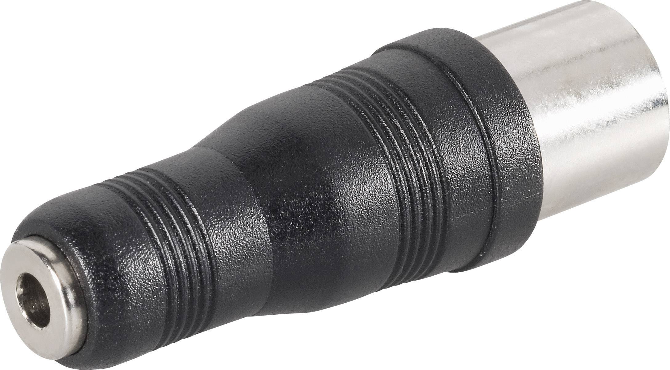 Goobay 12403 DIN-Anschluss / Klinke Audio Adapter [1x Diodenstecker 5pol (DIN) - 1x Klinkenbuchse 3.5 mm] Silber