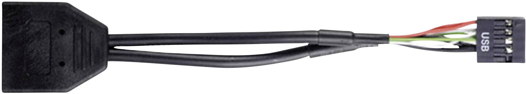 Silverstone 0.14 m Schwarz vergoldete Steckkontakte, UL-zertifiziert G11303050-RT