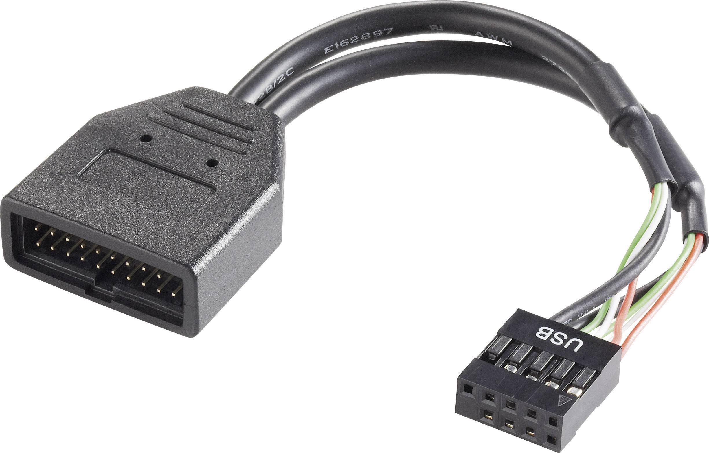 SilverStone G11303050-RT, USB 2.0 (intern) 9-polig > USB 3.0 (intern) 19-poliger Adapter