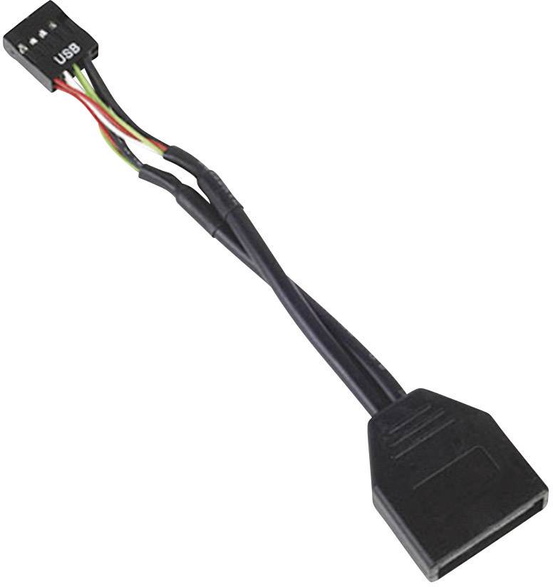SilverStone G11303050-RT, USB 2.0 (intern) 9-polig > USB 3.0 (intern) 19-poliger Adapter