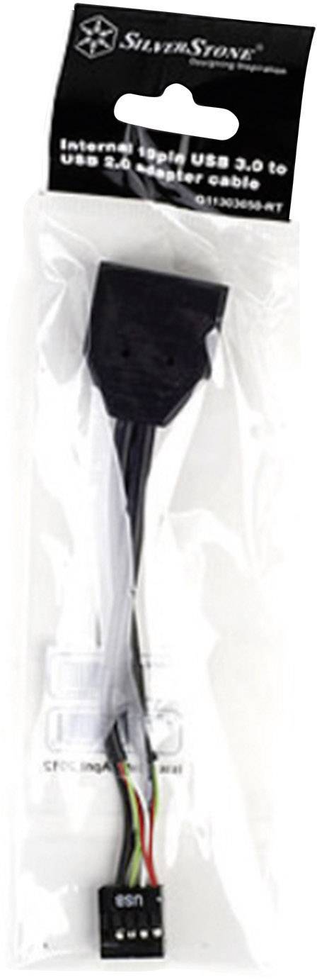 Silverstone 0.14 m Schwarz vergoldete Steckkontakte, UL-zertifiziert G11303050-RT