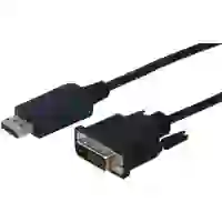 Digitus DisplayPort / DVI Adapterkabel DisplayPort Stecker, DVI-D 24+1pol. Stecker 1.00m Schwarz AK-340301-010-S schraubbar Digitus DisplayPort / DVI Adapterkabel DisplayPort Stecker, DVI-D 24+1pol. Stecker 1.00m Schwarz AK-340301-010-S schraubbar