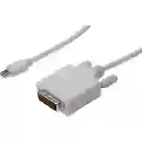 Digitus Mini-DisplayPort / DVI Adapterkabel Mini DisplayPort Stecker, DVI-D 24+1pol. Stecker 2.00m Weiß AK-340305-020-W Digitus Mini-DisplayPort / DVI Adapterkabel Mini DisplayPort Stecker, DVI-D 24+1pol. Stecker 2.00m Weiß AK-340305-020-W