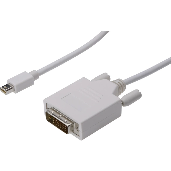 Digitus Mini-DisplayPort / DVI Adapterkabel Mini DisplayPort Stecker, DVI-D 24+1pol. Stecker 2.00m Weiß AK-340305-020-W Digitus Mini-DisplayPort / DVI Adapterkabel Mini DisplayPort Stecker, DVI-D 24+1pol. Stecker 2.00m Weiß AK-340305-020-W