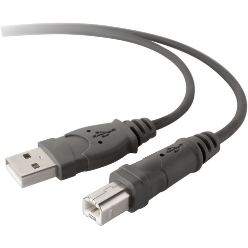Belkin USB-Kabel USB 2.0 USB-A Stecker, USB-B Stecker 1.80m Schwarz F3U133R1.8M
