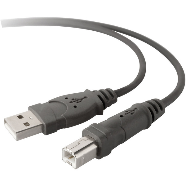Belkin USB-Kabel USB 2.0 USB-A Stecker, USB-B Stecker 3.00 m Schwarz F3U133R3M