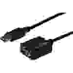 Digitus AK-340403-001-S DisplayPort / VGA Adapter [1x DisplayPort Stecker - 1x VGA-Buchse] Schwarz 15.00cm