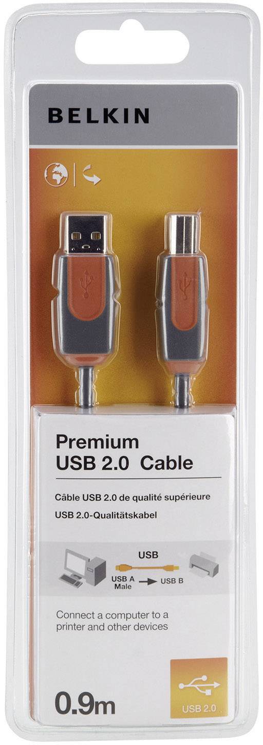 Belkin 0.90m Grau UL-zertifiziert
