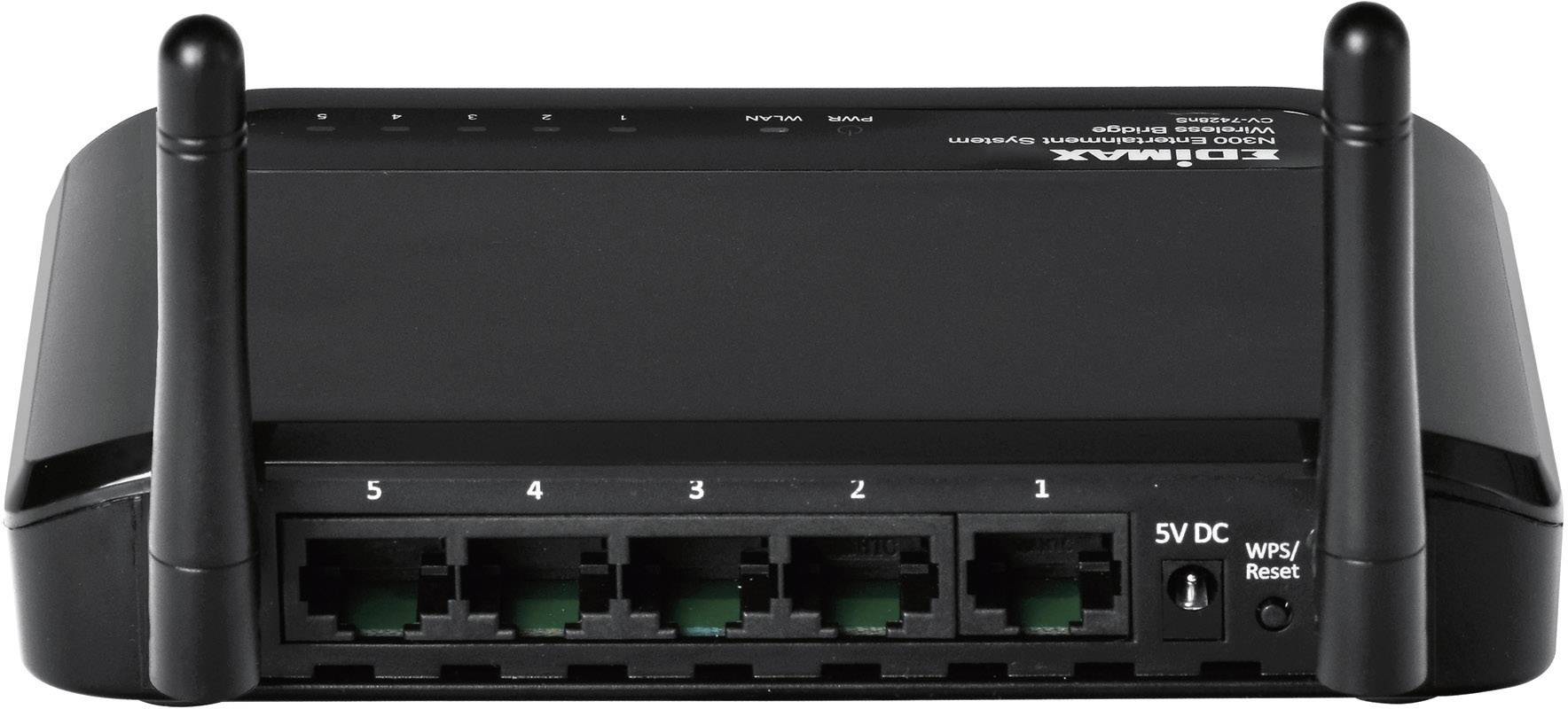 EDIMAX CV-7428nS WLAN Empfänger 5 Port 300 MBit/s 2.4 GHz
