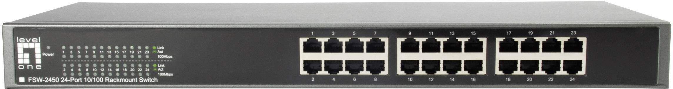 LevelOne FSW-2450 - Switch - 24 x 10/100 - Desktop