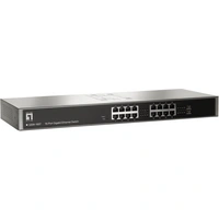 LevelOne GSW-1657 19 Zoll Netzwerk-Switch RJ45 16 Port 1 GBit/s LevelOne GSW-1657 19 Zoll Netzwerk-Switch RJ45 16 Port 1 GBit/s