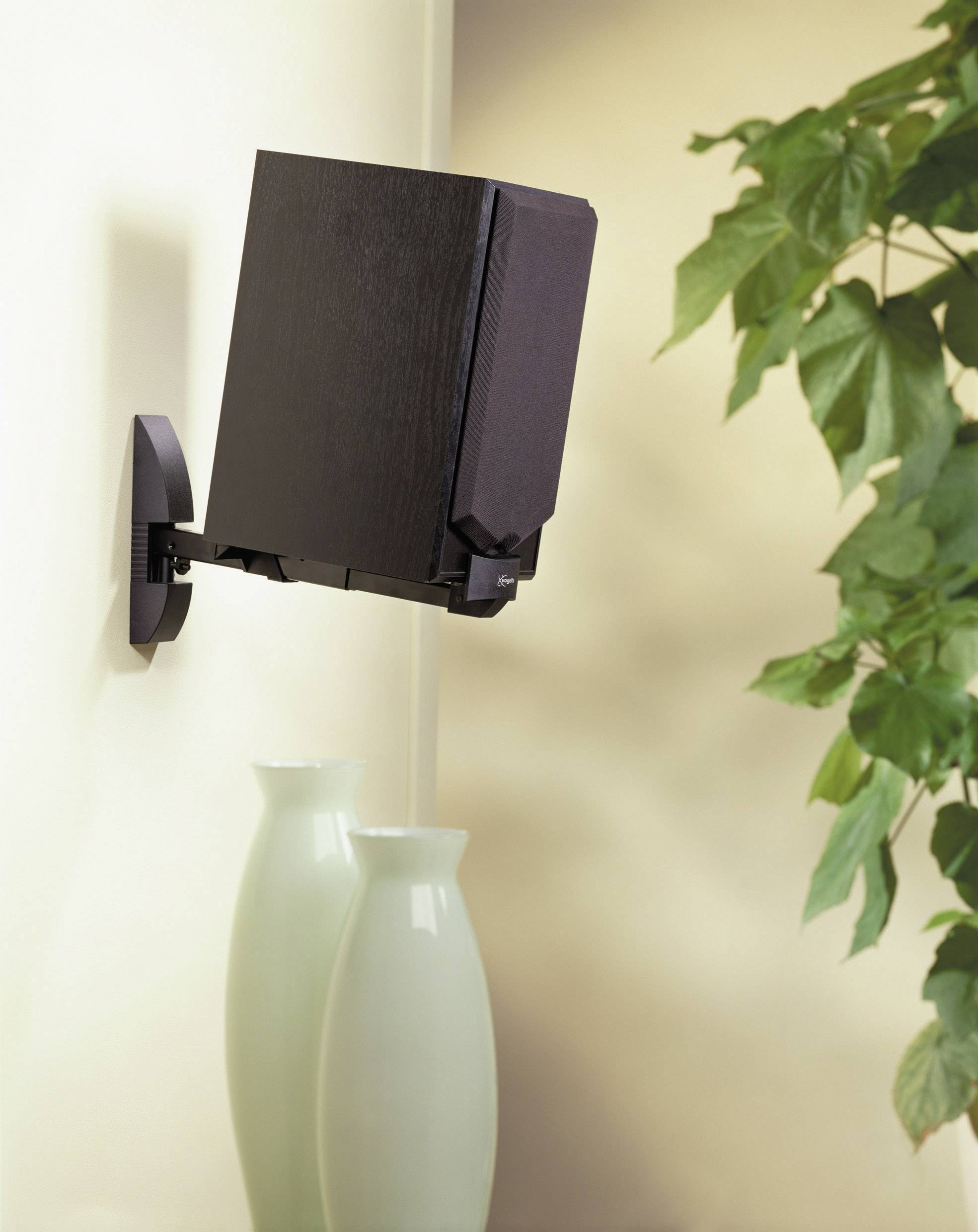 Vogel's VLB 200 Lautsprecher-Wandhalterung Neigbar, Schwenkbar Wandabstand (max.): 30 cm Schwarz 1 Paar