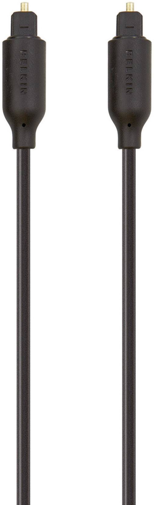 Belkin Toslink Digital-Audio Anschlusskabel [1x Toslink-Stecker (ODT) - 1x Toslink-Stecker (ODT)] 5.00m Schwarz