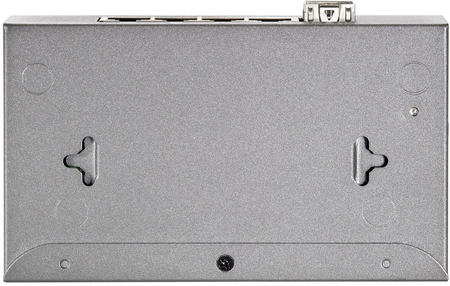 LevelOne GEU-0521 - Switch - unmanaged - 4 x 10/100/1000 + 1 x Gigabit SFP
