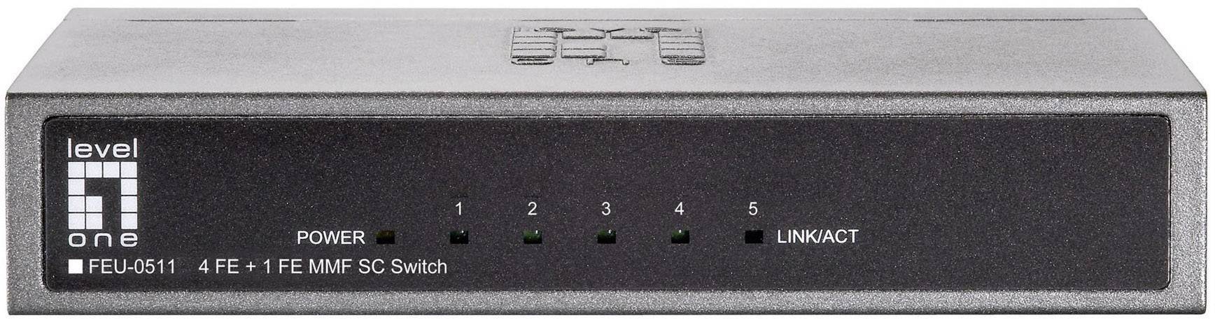 LevelOne FEU-0511 Netzwerk Switch FEU-0511 5 Port 100 MBit/s
