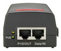 2x FE PoE-Injektor-Adapter POI-2002 15,4 W PoE